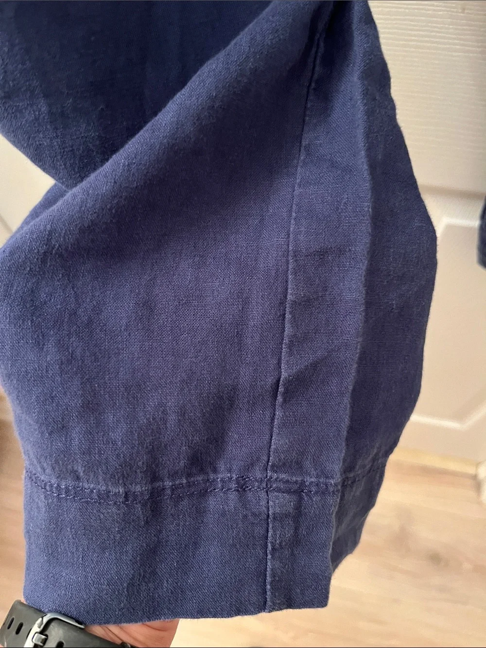Tommy Bahama Women’s Navy Relaxed Drawstring Linen Pants M